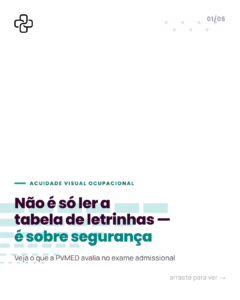 Acuidade visual no admissional: quando é exigida